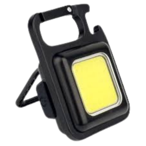 Bright COB light for emergency and daily use USB rechargeable design for easy charging Mini keychain size with easy carry convenience